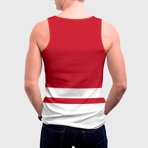 Мужская майка без рукавов Детройт Ред Уингз / 3D-Красный – фото 4