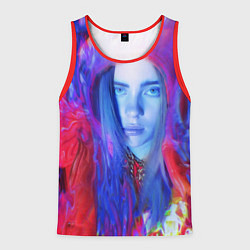 Майка-безрукавка мужская Billie Paint Colors, цвет: 3D-красный