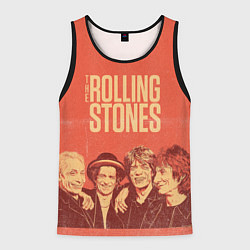 Майка-безрукавка мужская The Rolling Stones, цвет: 3D-черный