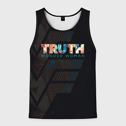 Майка-безрукавка мужская Wonder Woman Truth, цвет: 3D-черный