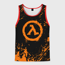 Майка-безрукавка мужская HALF-LIFE, цвет: 3D-красный