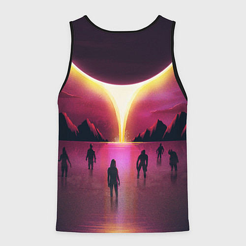 Мужская майка без рукавов BERSERK / 3D-Черный – фото 2