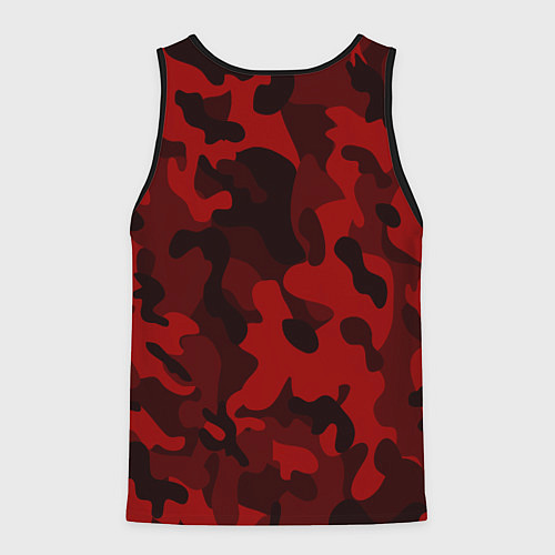 Мужская майка без рукавов RED MILITARY / 3D-Черный – фото 2