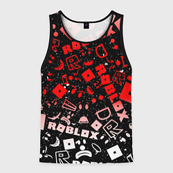 Майка-безрукавка мужская Roblox, цвет: 3D-черный