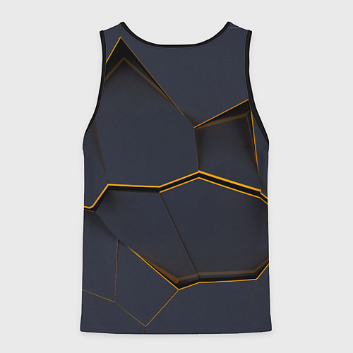 Мужская майка без рукавов Lamborghini / 3D-Черный – фото 2