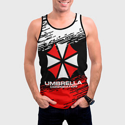 Майка-безрукавка мужская Umbrella Corporation, цвет: 3D-черный — фото 2