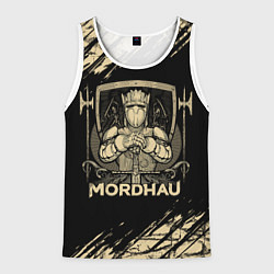 Майка-безрукавка мужская Mordhau Z, цвет: 3D-белый