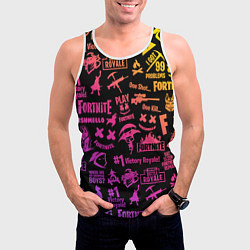 Майка-безрукавка мужская FORTNITE PARTY EVENT, цвет: 3D-белый — фото 2