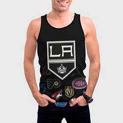 Майка-безрукавка мужская NHL Los Angeles Kings, цвет: 3D-черный — фото 2