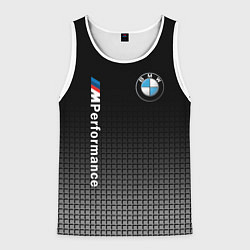 Майка-безрукавка мужская BMW M PERFORMANCE, цвет: 3D-белый