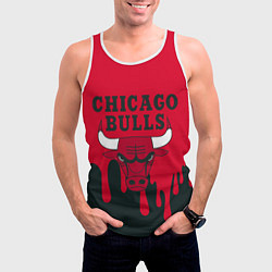 Майка-безрукавка мужская Chicago Bulls, цвет: 3D-белый — фото 2