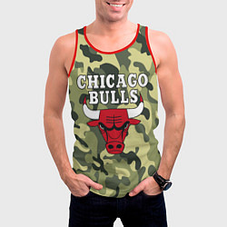 Майка-безрукавка мужская CHICAGO BULLS, цвет: 3D-красный — фото 2