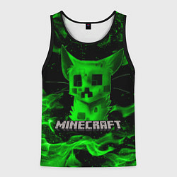 Мужская майка без рукавов MINECRAFT CREEPER CAT