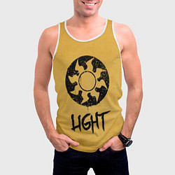 Майка-безрукавка мужская Emblems Light, цвет: 3D-белый — фото 2