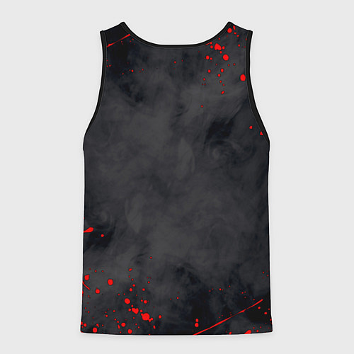 Мужская майка без рукавов Helltaker Logo Z / 3D-Черный – фото 2