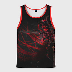 Майка-безрукавка мужская DIGITAL 3D, цвет: 3D-красный