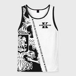 Майка-безрукавка мужская Константин, цвет: 3D-черный