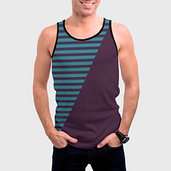 Майка-безрукавка мужская Texture, цвет: 3D-черный — фото 2