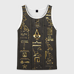 Майка-безрукавка мужская ASSASSINS CREED:ORIGINS, цвет: 3D-белый