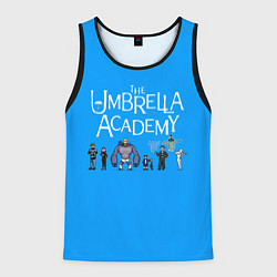 Майка-безрукавка мужская The umbrella academy, цвет: 3D-черный