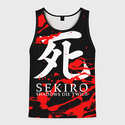 Майка-безрукавка мужская Sekiro: Shadows Die Twice 4, цвет: 3D-черный