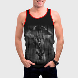 Майка-безрукавка мужская Dungeon Master Grey, цвет: 3D-красный — фото 2