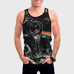 Майка-безрукавка мужская Dark Side of the Moon Stick, цвет: 3D-черный — фото 2