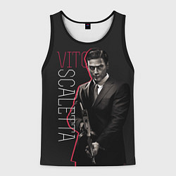 Майка-безрукавка мужская Vito, цвет: 3D-черный