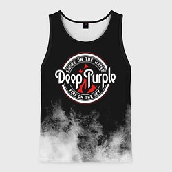 Майка-безрукавка мужская Deep Purple, цвет: 3D-черный