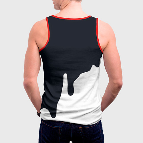Мужская майка без рукавов Pornhub / 3D-Красный – фото 4