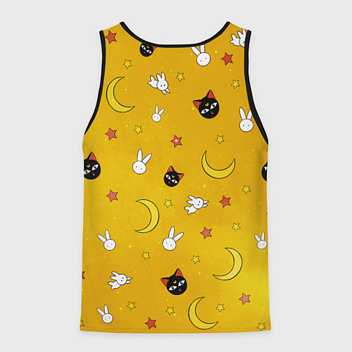 Мужская майка без рукавов СЕЙЛОР МУН / 3D-Черный – фото 2
