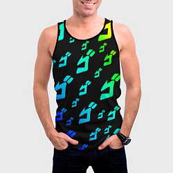 Майка-безрукавка мужская JoJo Bizarre Adventure, цвет: 3D-черный — фото 2