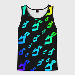 Майка-безрукавка мужская JoJo Bizarre Adventure, цвет: 3D-черный