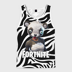Майка-безрукавка мужская Fortnite Panda, цвет: 3D-белый