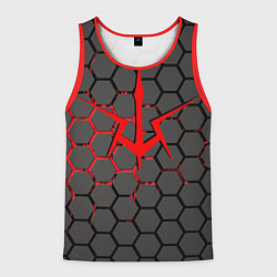 Майка-безрукавка мужская КОД ГИАСС, цвет: 3D-красный