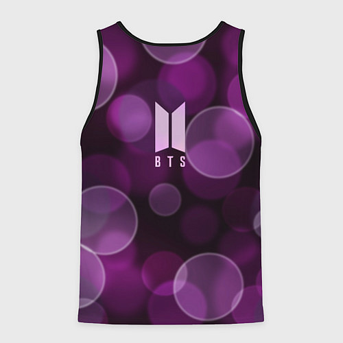 Мужская майка без рукавов BTS / 3D-Черный – фото 2