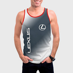 Майка-безрукавка мужская LEXUS ЛЕКСУС, цвет: 3D-красный — фото 2