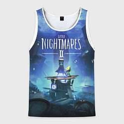 Майка-безрукавка мужская Little Nightmares 2, цвет: 3D-белый