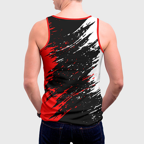 Мужская майка без рукавов PUBG / 3D-Красный – фото 4
