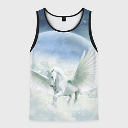 Майка-безрукавка мужская Пегас, цвет: 3D-черный