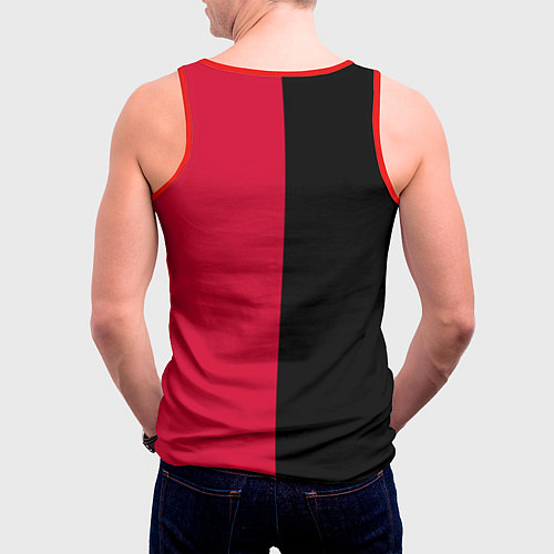 Мужская майка без рукавов Чикаго Буллз / 3D-Красный – фото 4