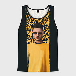 Майка-безрукавка мужская Sqwoz bab brush, цвет: 3D-черный