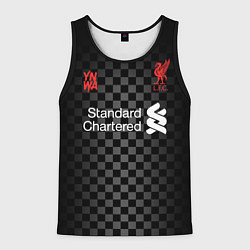 Майка-безрукавка мужская LIVERPOOL резервная 2021, цвет: 3D-черный