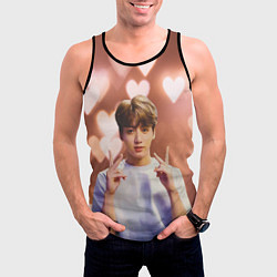 Майка-безрукавка мужская JUNGKOOK BTS, цвет: 3D-черный — фото 2