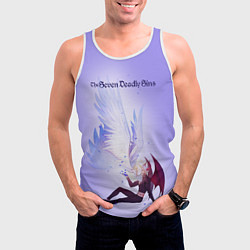 Майка-безрукавка мужская The Seven Deadly Sins, цвет: 3D-белый — фото 2