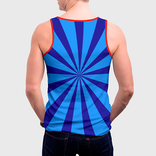 Мужская майка без рукавов Глазированный сырок / 3D-Красный – фото 4