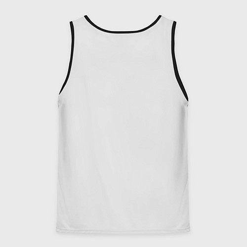 Мужская майка без рукавов Робот полицейский / 3D-Черный – фото 2