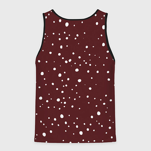 Мужская майка без рукавов Dab-Santa / 3D-Черный – фото 2