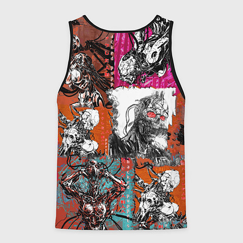 Мужская майка без рукавов Cyberpunk 2077 / 3D-Черный – фото 2