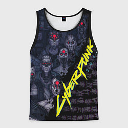 Мужская майка без рукавов Cyberpunk 2077